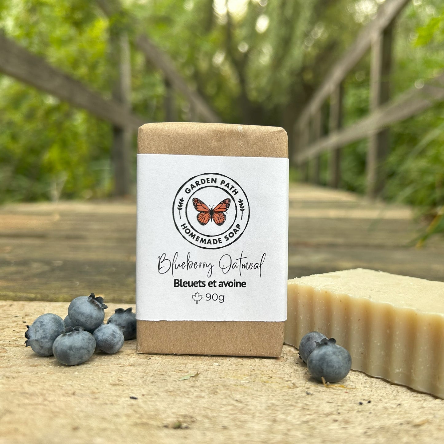 Blueberry Oatmeal Exfoliating Bar Soap