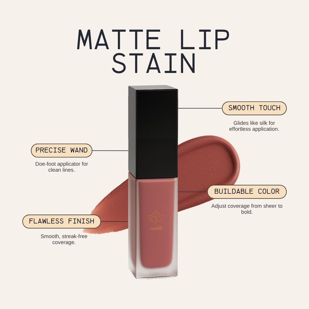 Matte Lip Stain by RootAndRemedyMarket — long-lasting lip colour