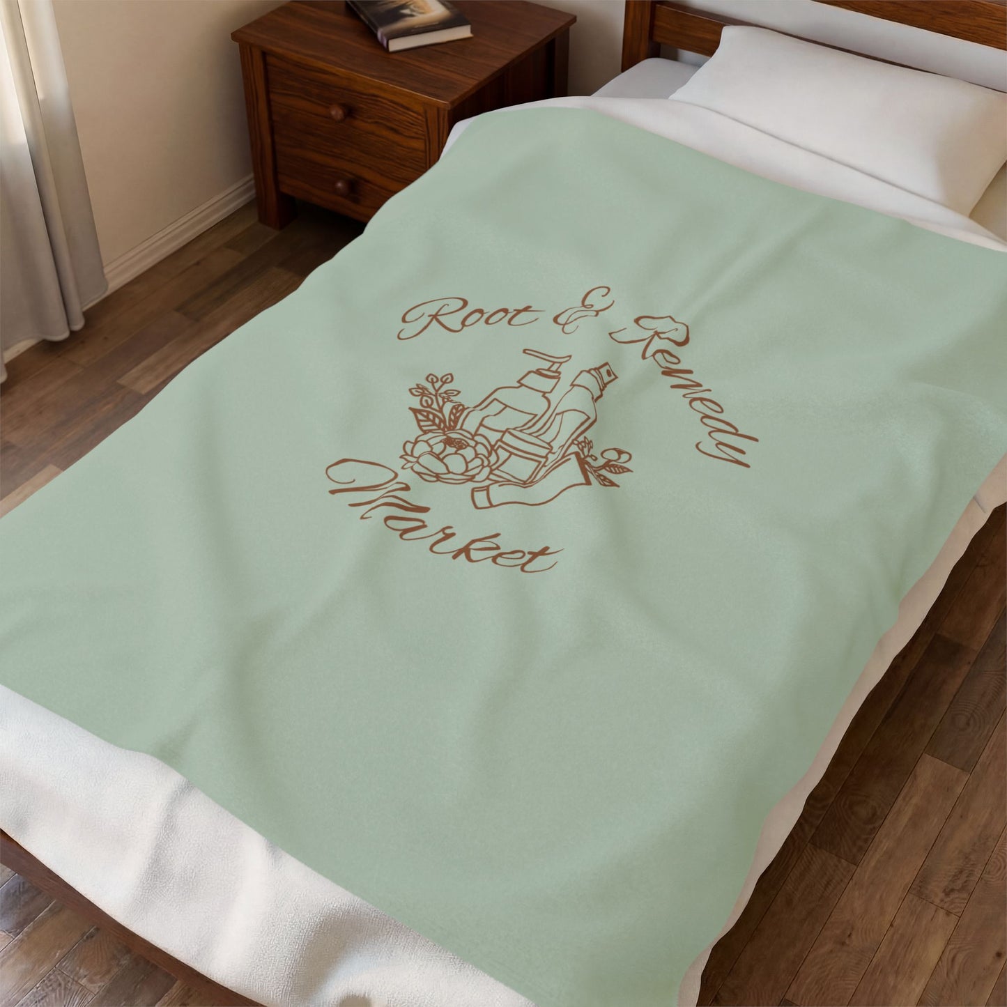 Root & Remedy Market Throw Blanket